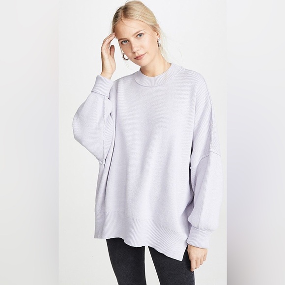 Free People Light Purple Easy Street Oversized Tunic - Picture 7 of 7